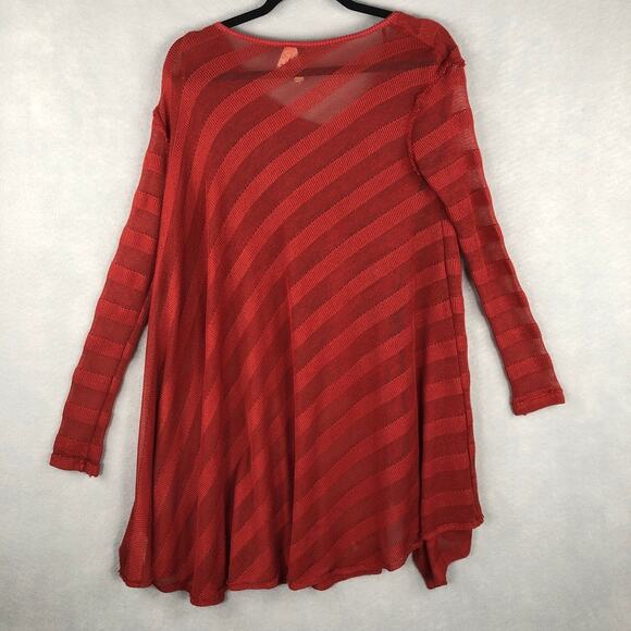 We The Free Women's TP/XS Loose Knit Sweater/Tunic/Mini Dress Burnt Orange - Picture 7 of 9